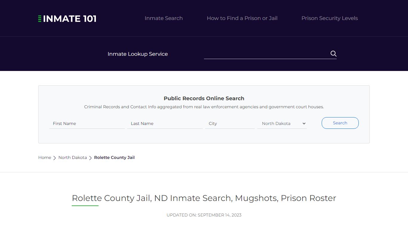 Rolette County Jail, ND Inmate Search, Mugshots, Prison Roster